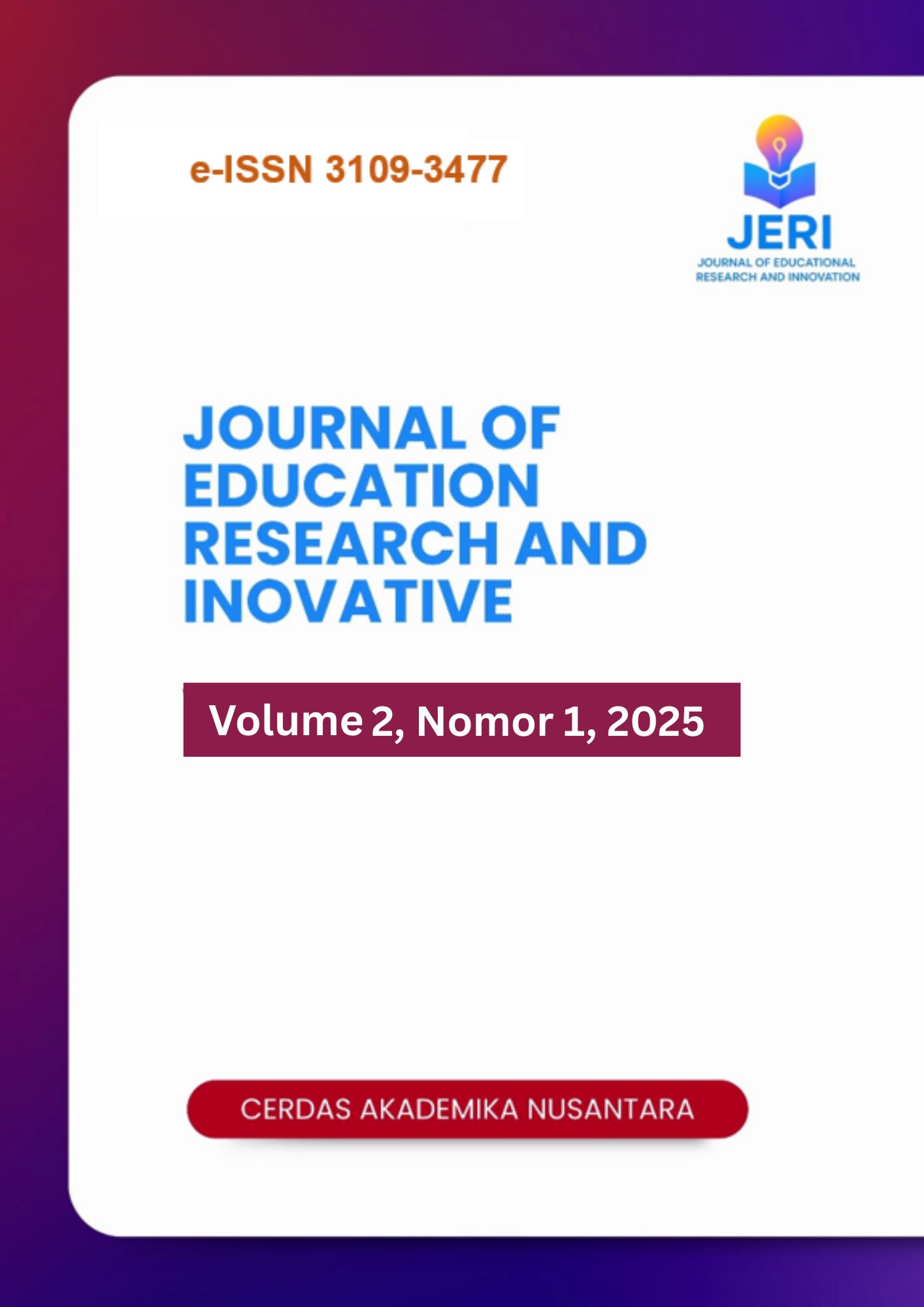 					View Vol. 2 No. 1 (2026): JERI April 2026
				